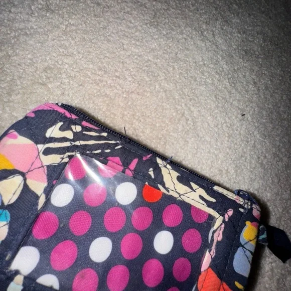 Vera Bradley Zip Card Wallet with Clear ID Window - Picture 3 of 4